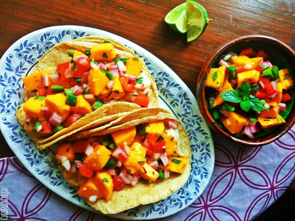 Grilled fish taco
