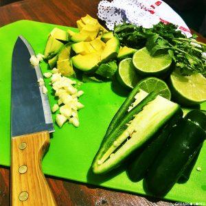 Avocado Salsa preparation