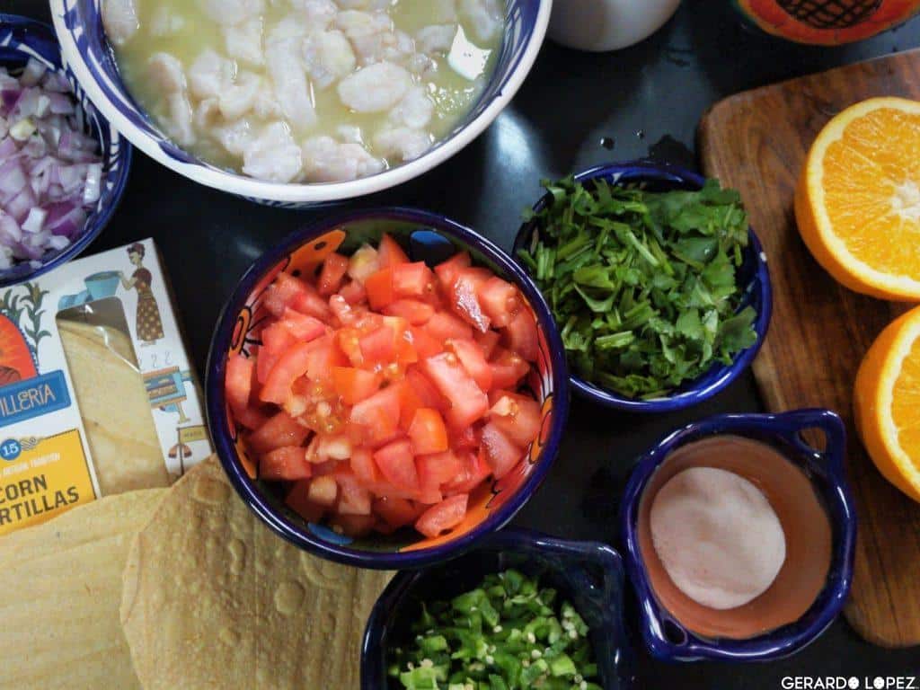Ceviche de pescado
