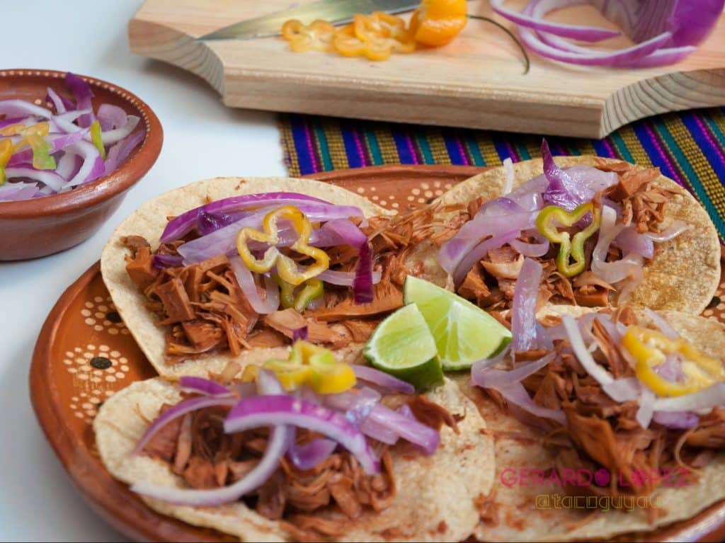 Jackfruit Pibil Tacos